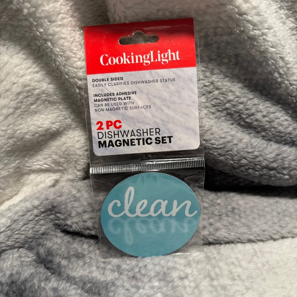Cooking Light 2 pc Dishwasher Magnet Set